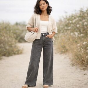 NWOT: TWP’s Tiny Dancer Wide Leg Jeans Size 31